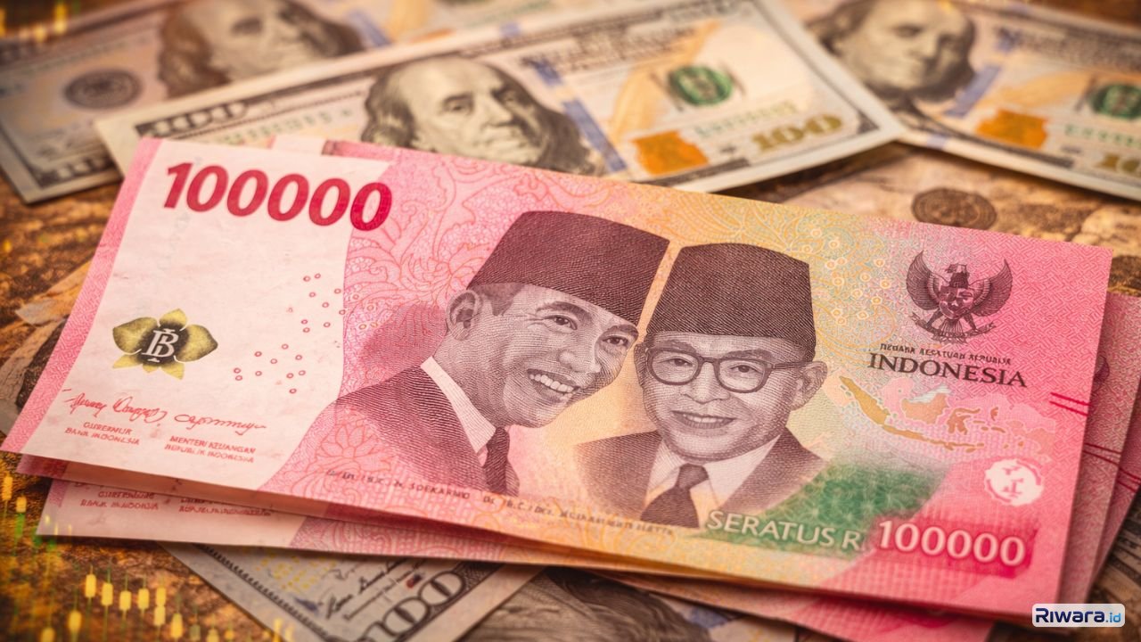 Pergerakan nilai tukar rupiah melemah mendekati Rp17.000 per dolar AS di tengah penguatan dolar dan lonjakan harga minyak dunia.